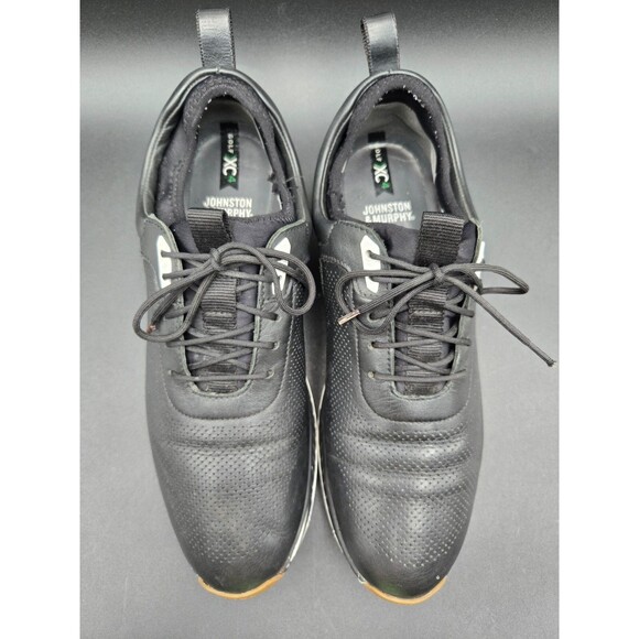 Johnston Murphy Golf Shoes Mens 11.5 XC4 H1 Luxe Black Leather Waterproof main image 4